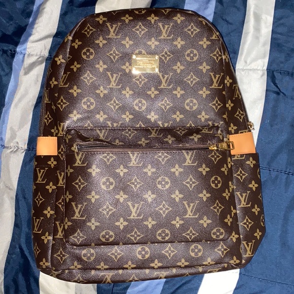 Brown & Tan Louis Vuitton Bookbag - Picture 1 of 2